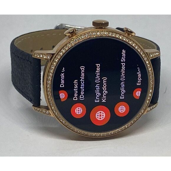 Fossil Gen 4 Authentic Digital Dial Smart Watch Custom Band FTW6015 DC139 - Picture 8 of 12